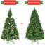 Artificial Christmas Tree Green With Led Lights-1050805338