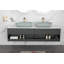 Lavabo vasque de salle de bain moderne ovale 24 "x 14" Modern