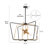  Aldrena 6-Light Large Dimmable Geometric Sputnik Kitchen Island Chandelier