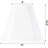 10.6''H x 13.4''W Linen Bell Lamp Shade (Spider)-Set of 2-1635701269-1635701270