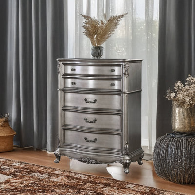 Chest, Antique Platinum Finish