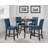 Demarri Dining Collection Counter Height Nailhead Round Dining Table-300288289-300288288-300288302