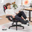 GTPLAYER GAMING CHAIR Adjustable Reclining Ergonomic Faux Leather Swiveling PC & Racing Game Chair-106239686