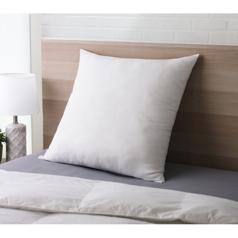 Rachelle Medium Down-Alternative European Bed Pillow 2 Pack