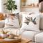 Housse de coussin décorative en plumes de 2 pièces avec housse de coussin décorative de style bohémien 17 x 17 po