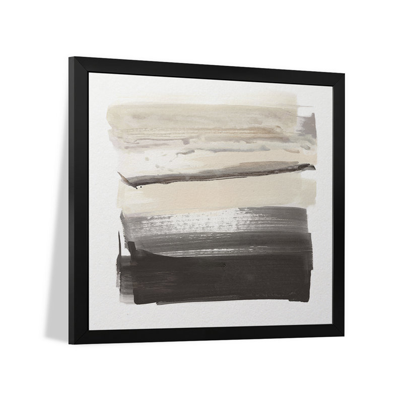 Linear Square II - reproduction d'art murale - affiche de galerie, H 16 po x l 16 po