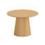 Table de salle à manger moderne moderne 46 "en bois avec piédestal en bois massif
