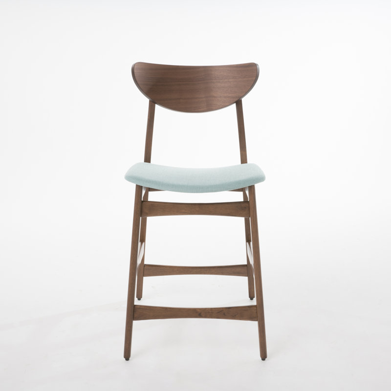Fitz 24" Counter Stool, Mint, Walnut
