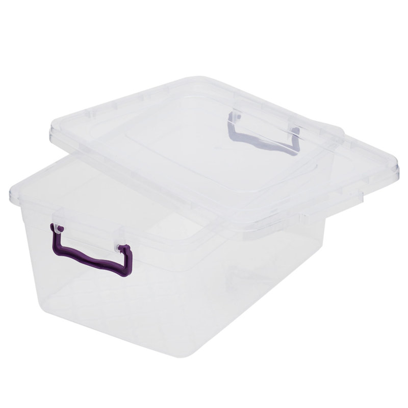 Bac en plastique, H 6,5 po x l 9,75 po x P 15 po, 10 L