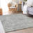 Premium Machine Washable Prisco Gray Rug-492978393
