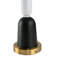 Élégante lampe de table en métal avec abat-jour cylindrique rigide et fabrication durable