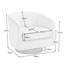 72Cm Wide Swivel Barrel Chair-1614842814
