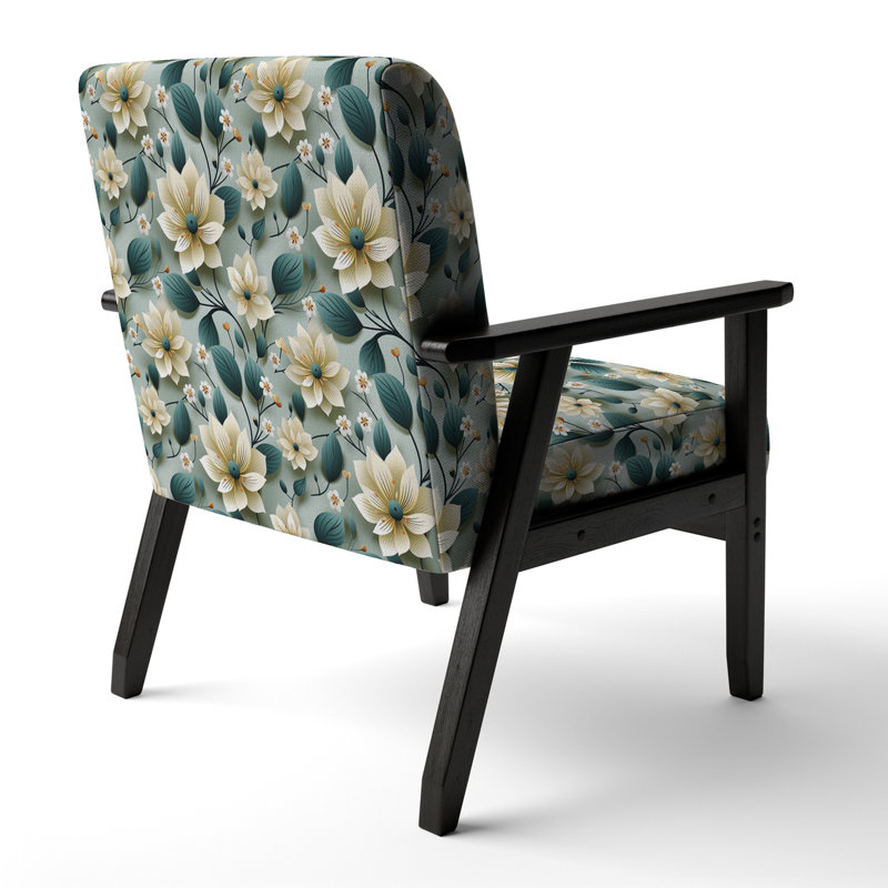 Chaise à accoudoirs rembourrée Teal
