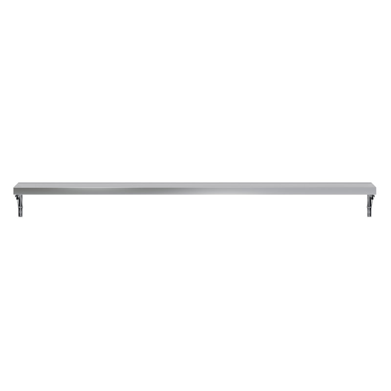 Tablette murale pliante en acier inoxydable 12 po x 72 po AmGood