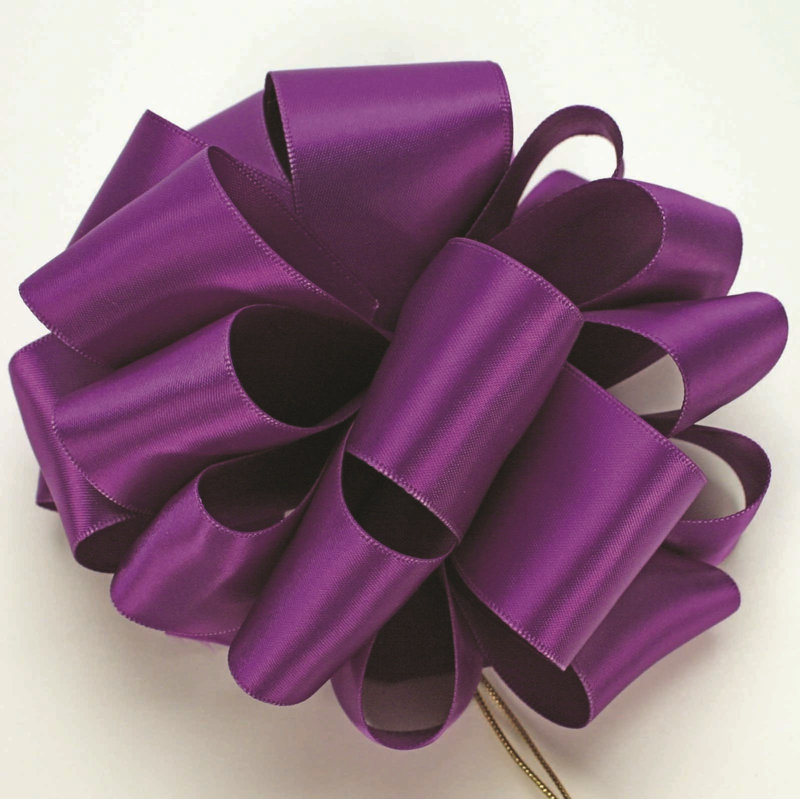 Ruban double face, Mauve
