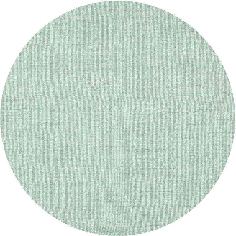Tapis de zone vert contemporaine, Rond 6 pi