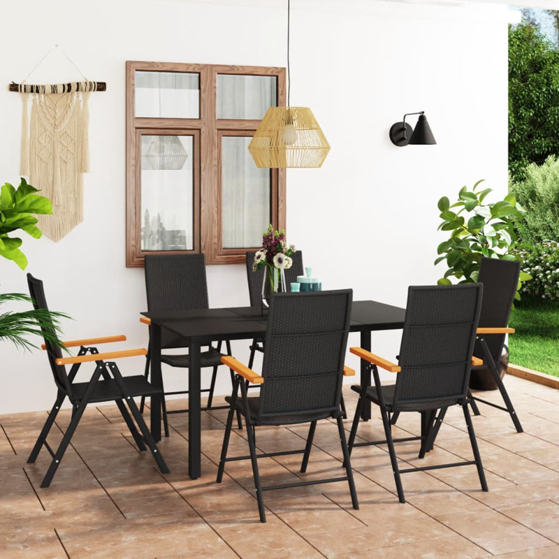 Rectangular 6 - Person Dining Set, 59.06" L x 35.43" W x 29.13" H
