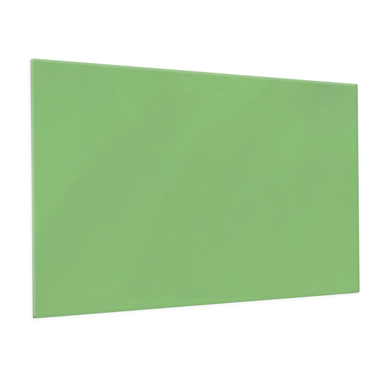 Tableau magnétique mural en verre Bojorquez, Vert, 36 po x 48 po