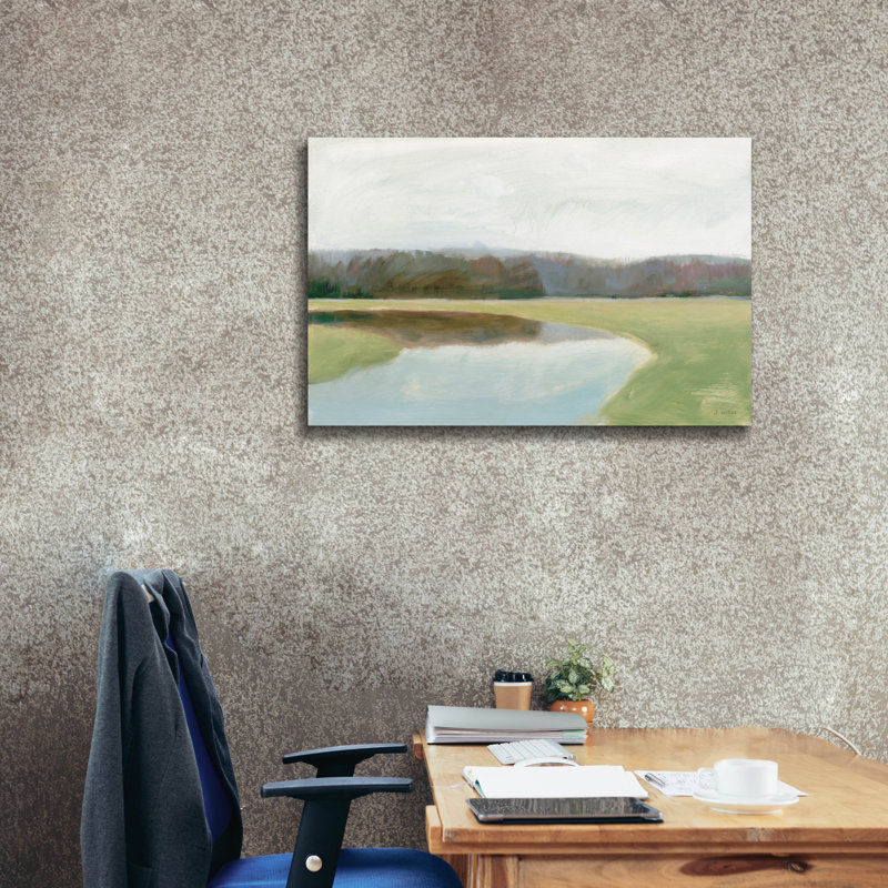 «Interior Lake 2» par James Wiens, art mural sur toile, H 26 po x l 40 po