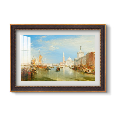 Venise: le Dogana et San Giorgio Maggiera, 1834-J.M.W. Turner - Toile encadrée sur mesure