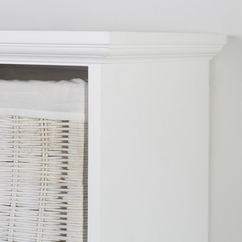 Erica Wall 4 - Hook Wall Mounted Coat Rack, White