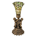 Meyda Tiffany & Stained Glass Torchiere Table Lamp