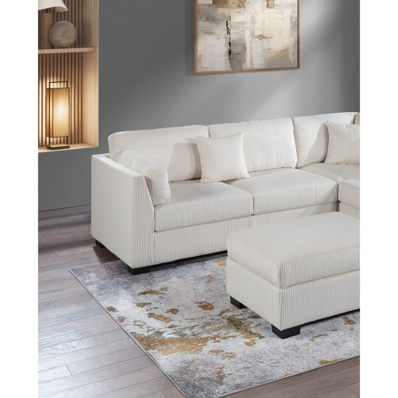 Mobilier de salon contemporain, Beige