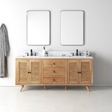 Modern Double Bathroom Vanities | AllModern