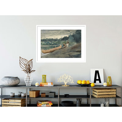 «The Guide» par Winslow Homer - Impression sur toile