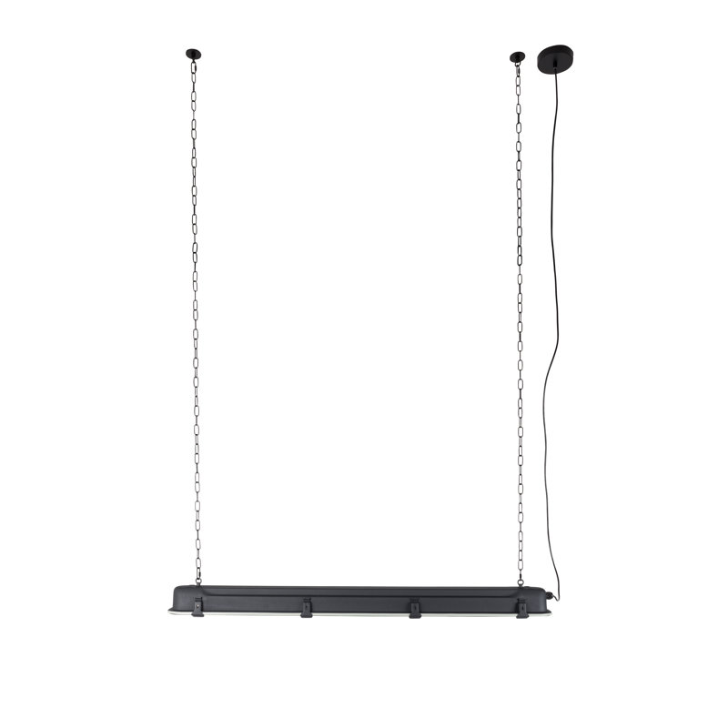Zuiver 1 - Light Unique/Statement Pendant, Black, 4" H x 51" W x 6" D