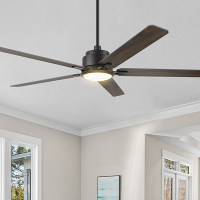 Ventilateur de plafond 60 po à 5 pales avec lumière Lisk