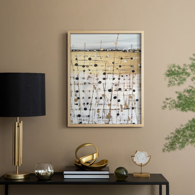 ABSTRACT Series CMXII Framed Print - Solid Wood
