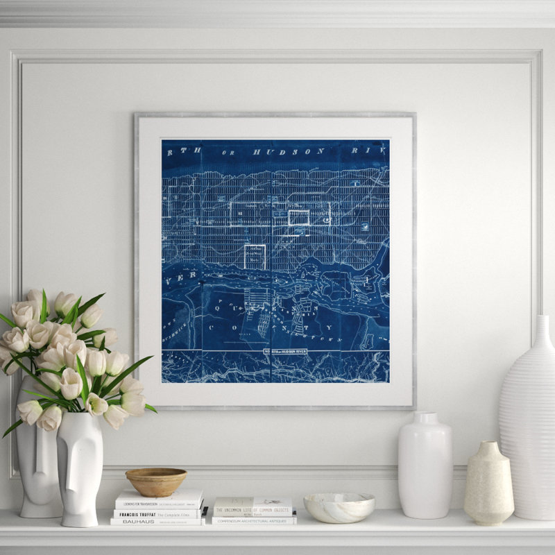 The Hudson 2 Framed Graphic Art