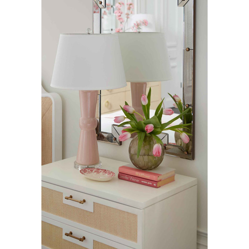 Clarissa Table Lamp, Pink