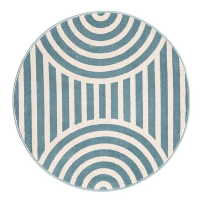 Unique Loom Lines Whimsy Kids Rug