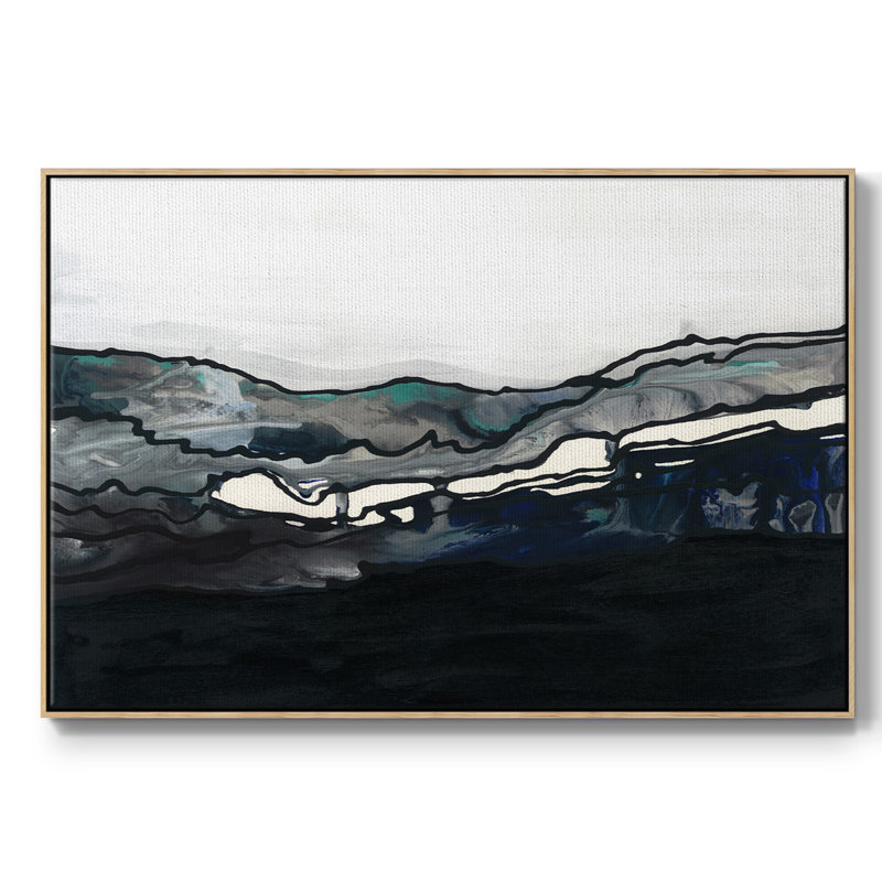 " It's About Time V ", Natural, 25" H x 37" W x 2" D