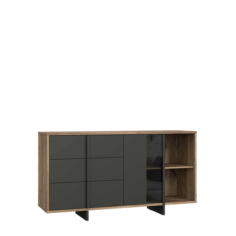 Eadoin 85.7Cm Wide 3 Drawer Sideboard