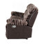 Canapé confortable Brenda Brown avec fonction d'inclinaison manuelle pour la détente-999350236