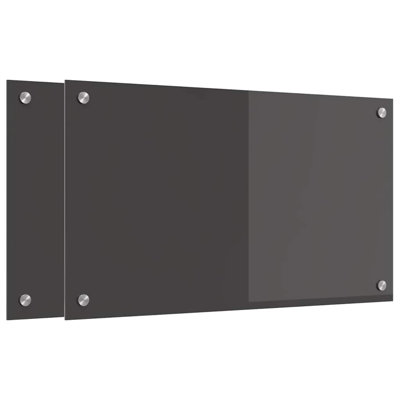 Vidaxl Kitchen Backsplash White 80 X 40 Cm Tempered Glass