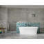 Worcester 70-3/4" x 30-3/4" Freestanding Soaking Bathtub in Volcanic Limestone with Overflow Hole