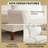 81" Mid-Century Modern Linen Upholstered Sofa-1633867448