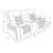 Adele 77.3'' Wide Modern Super Soft Faux Leather Manual Reclining Loveseat-619942111