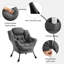 Fauteuil de détente moderne avec repose-pieds Comfy