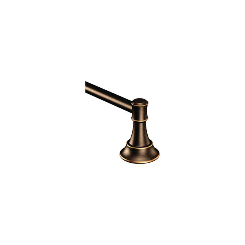 Ashville 26.28" Wall Mounted Towel Bar, Mediterranean Bronze