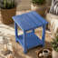 Élégante table d'appoint pour les rassemblements extérieurs, les collations et la détente avec un design durable à double couche-1496435569