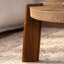 Table basse ronde à chevrons 36,61 "