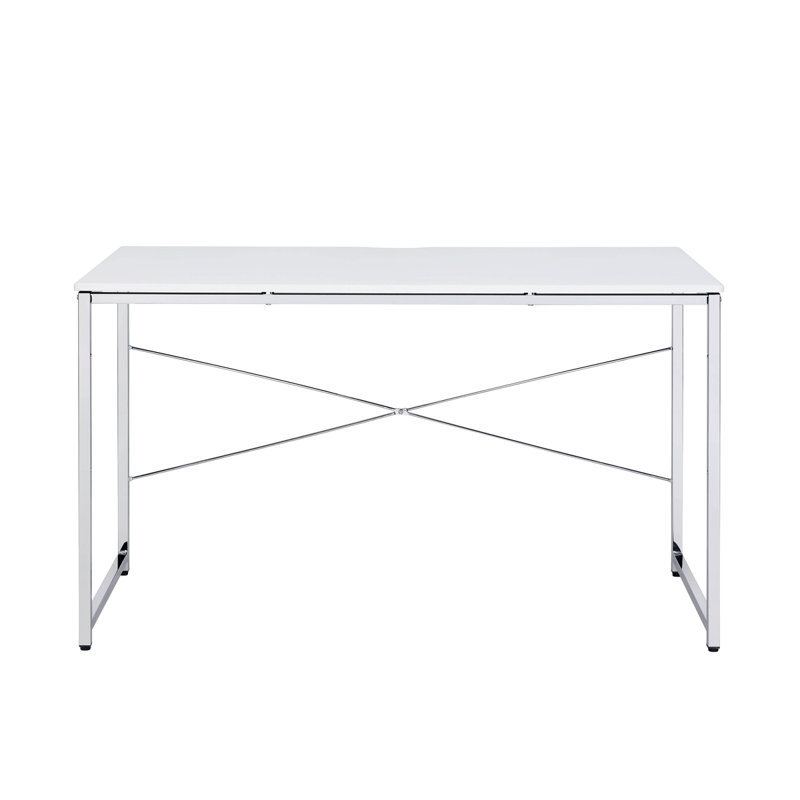 Writing Desk With Sled Base, White