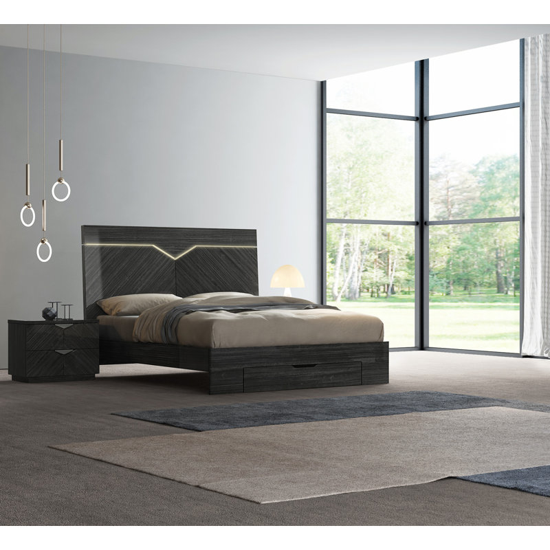 Platform Storage Bed, Queen