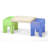 Kids 4 Piece Rectangular Play Or Activity Table
