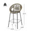 Tabouret de bar d'extérieur vert Ferrara, ensemble de 2-283310612